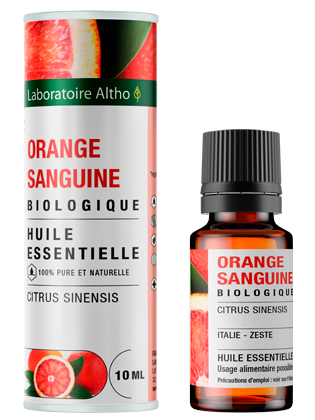 Blood Orange - Certified Organic Essential Oil, 10 ml