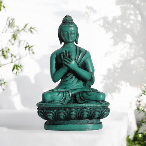 Wellness Buddha Resin Statue