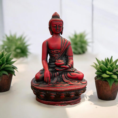 Meditation Buddha Resin Statue