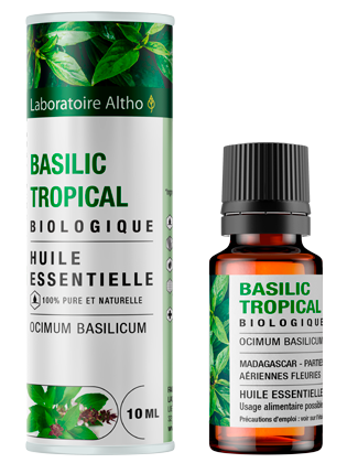 Basil - Certified Organic Essential Oil, 10ml