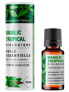 Basil - Certified Organic Essential Oil, 10ml