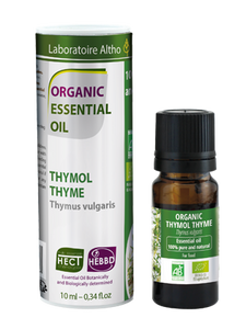 Thymol Thyme Thymus Vulgaris - Certified Organic Essential Oil,10ml buy in Ireland Organic aromatherapy online health and wellness store Laboratoire ALTHO