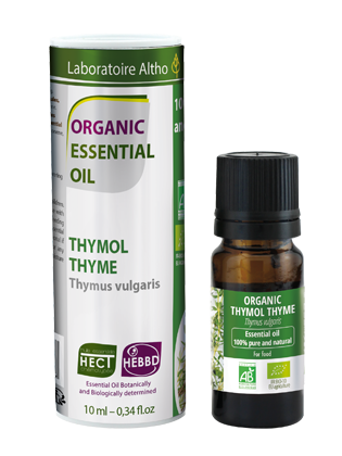 Thymol Thyme Thymus Vulgaris - Certified Organic Essential Oil,10ml buy in Ireland Organic aromatherapy online health and wellness store Laboratoire ALTHO